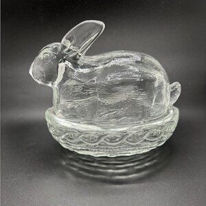 L E Smith Rabbit on Nest